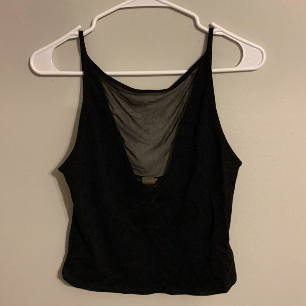 Sexy black crop